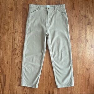 Everlane tan organic cotton pants size 12